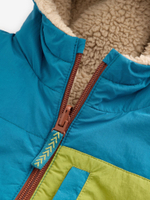 Куртка двусторонняя с капюшоном Next Q60-462, Синий, Бежевый