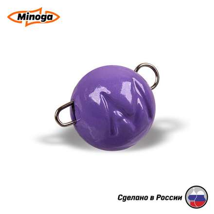 Свинец Minoga "Чебурашка", цвет сирень, 60 гр.(3шт)