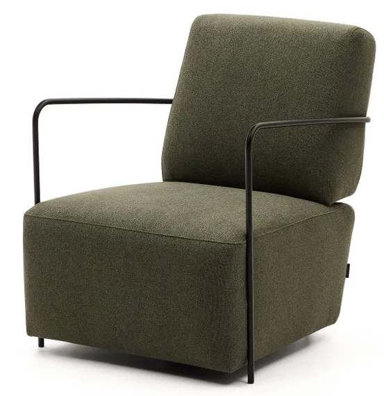 Кресло Gamer зеленого цвета с черным металлом