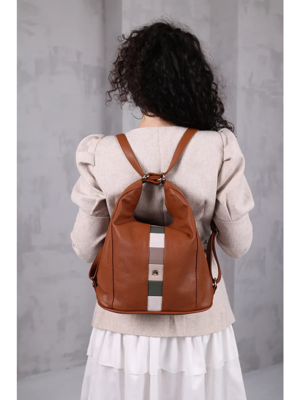 Сумка рюкзак большая через плечо трансформер