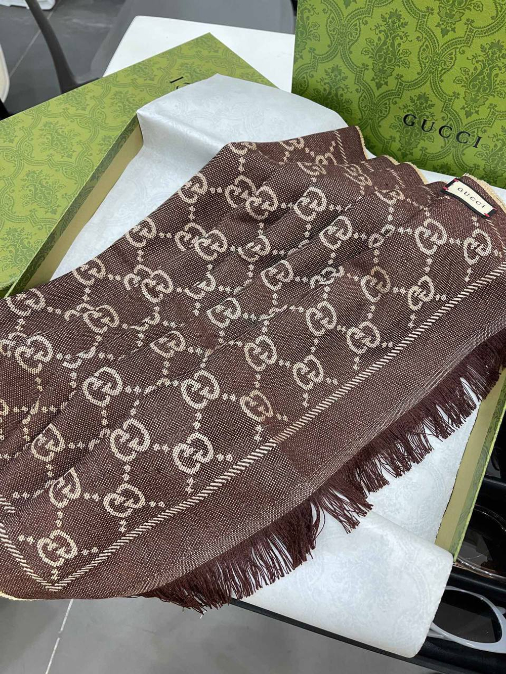 Шарф Gucci 48х180 см