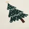Плед из хлопка с новогодним рисунком christmas bows из коллекции new year essential, 130x180 см