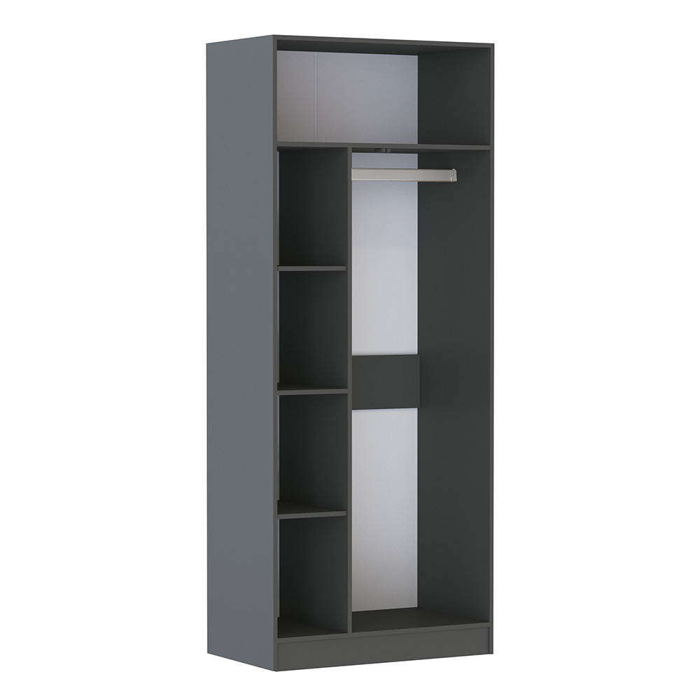 Шкаф для одежды и белья Руэлла, Графит серый