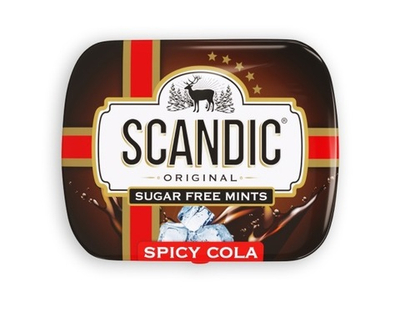 Конфеты Scandic - Кола (шоу-бокс 18 шт.)