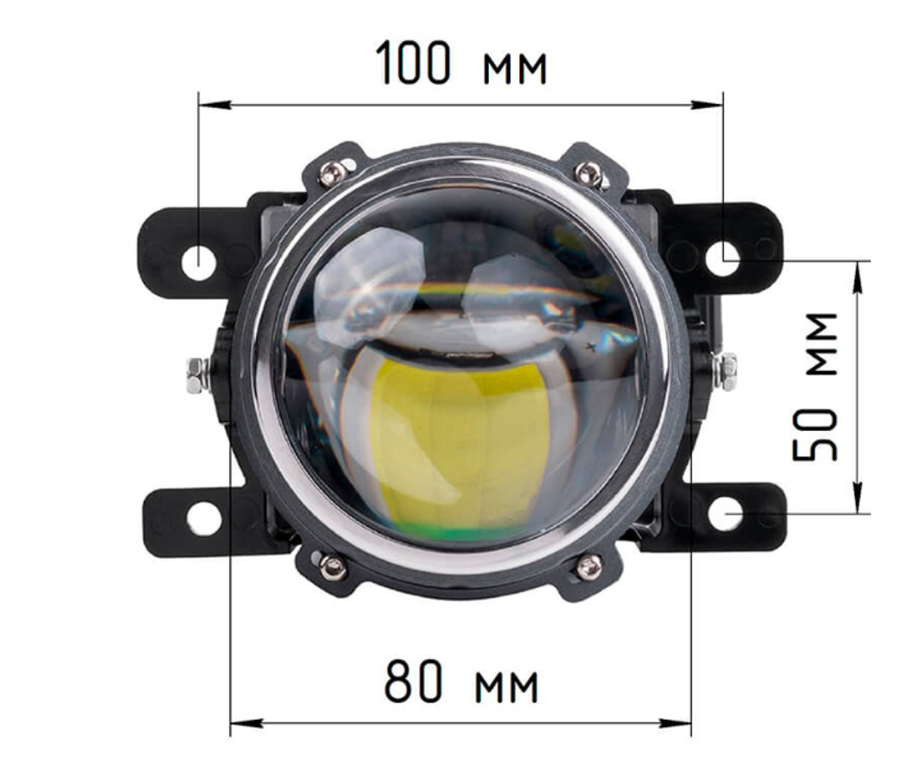 Билед ПТФ модули Aozoom M5 2024, 3.0 дюйма, ближний/дальний (комплект, 2шт)