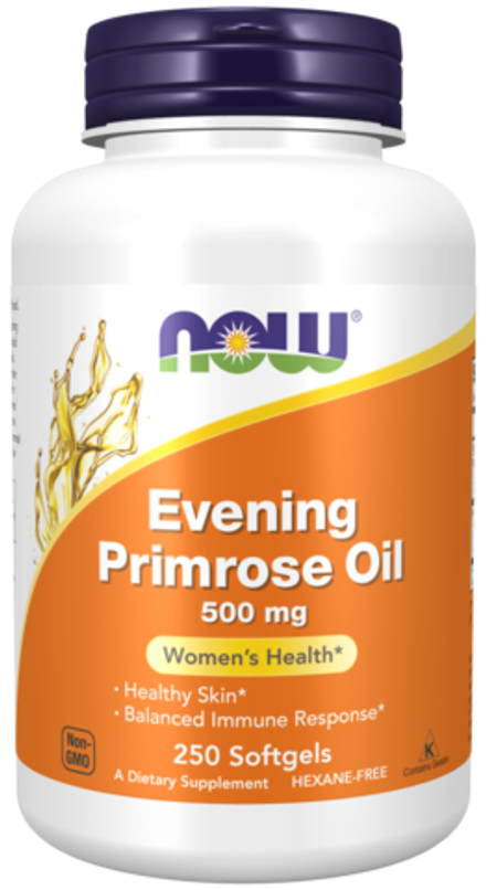 Evening Primrose Oil 500 мг 250 капсул Now Foods