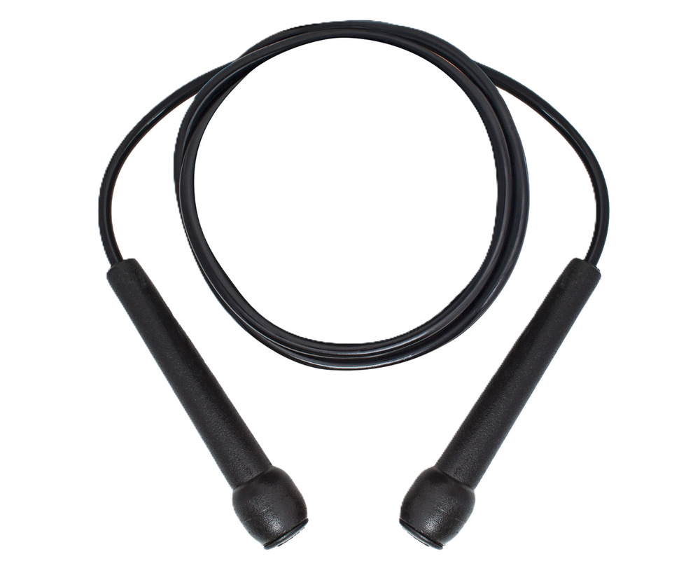 Скакалка Adidas Jump Rope Plastic Handle черная