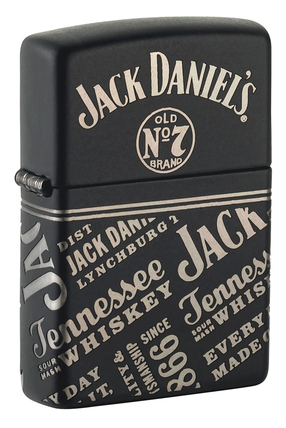 46279 Зажигалка ZIPPO Jack Daniel's Black Matte