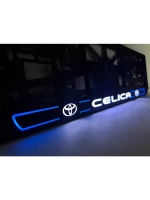LED рамка под госномер для авто. С индивидуальным дизайном.