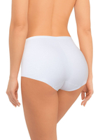 Бесшовные трусики-макси без рисунка (Размер: XL) (Цвет: молочный)