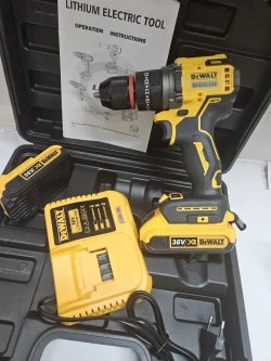 Дрель-шуруповерт, 21 В, 75 Нм, 2 АКБ