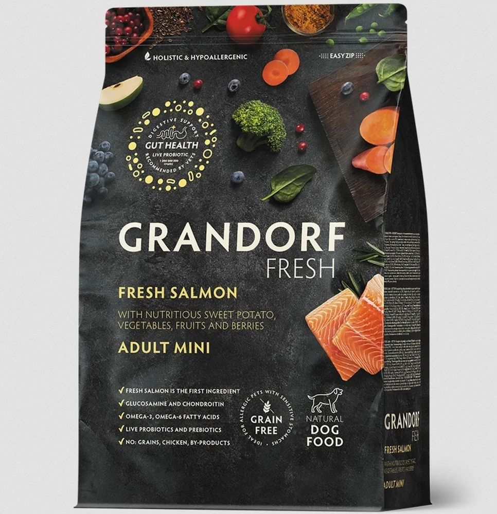 GRANDORF FRESH Ягненок с бататом для средних и крупных пород