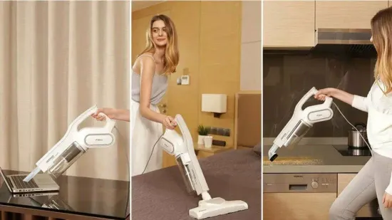 Вертикальный пылесос Xiaomi Deerma Vacuum Cleaner DX700, белый