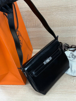 Сумка через плечо Hermes Kelly Depeches 25 Noir