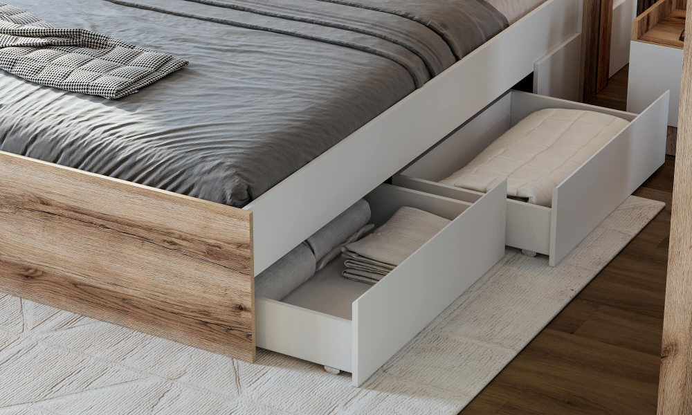 Брауни (МебФонд) Кровать двуспальная 1600мм