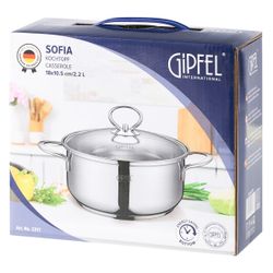 Кастрюля из нержавеющей стали Gipfel Sofia 2317 18 см/2,2 л