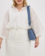 Ремень 1004 джинсовый