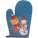 Прихватка в наборе с варежкой «Снеговичок», 17,5*17,5 см и 26*17 см