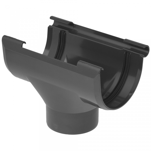 Воронка водосточная ПВХ Альта-Профиль Элит Графит 125/95 мм