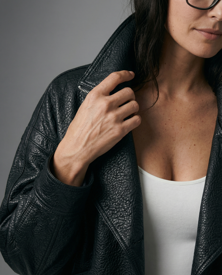 Кожаная куртка DARIUM (black)