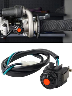 Кнопка выключения двигателя для мотоцикла эндуро, питбайк круглая красная