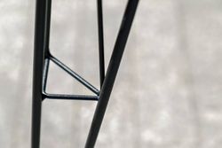 "Руссо" обеденный стол из HPL 150х80см, цвет "черный мрамор"