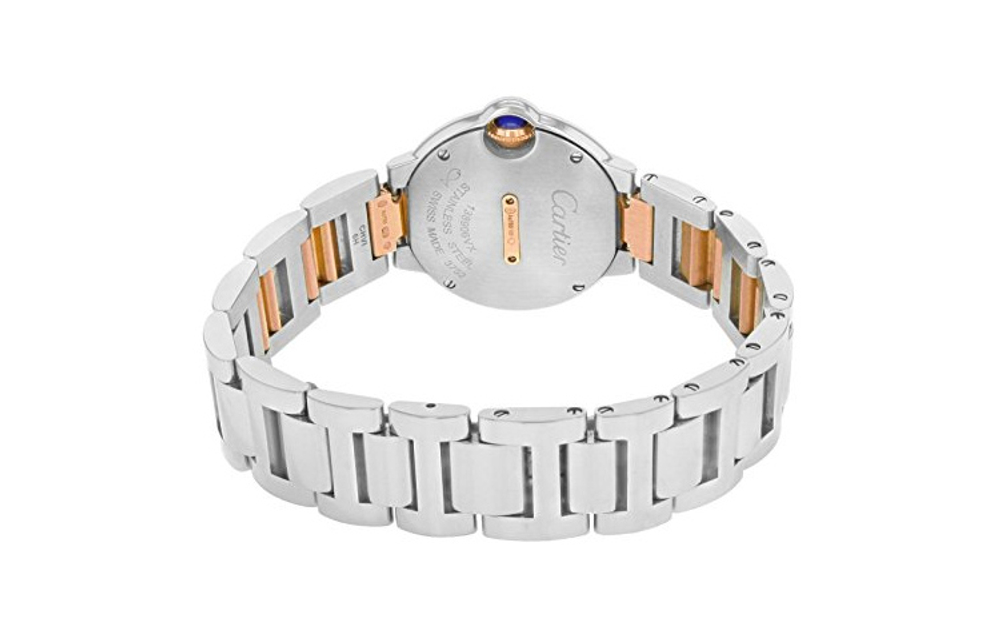 CARTIER Blue Balloon Collection Quartz Movement Women"s Watch 28mm Silver Dial