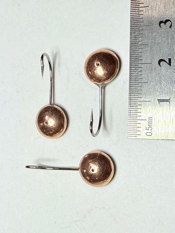 Мормышка Mustad тип 310 цв: медь (2,6гр. d-10мм)