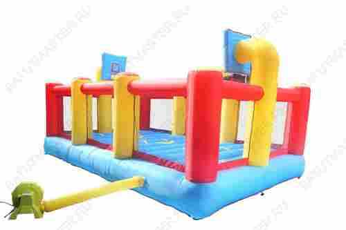 Спортивный надувной батут "Баскетбол 2" 6*3,6*2,9м