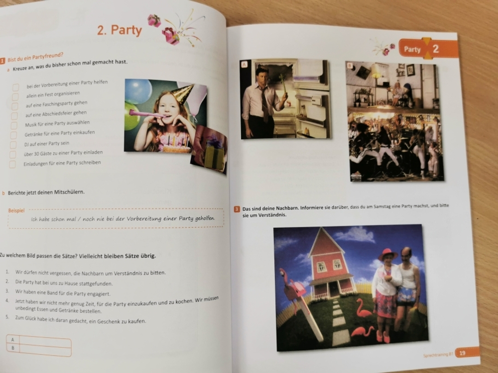 Sprechtraining B1; Zertifikat B1 - Modul Sprechen