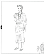 World Girl. Coloring Book