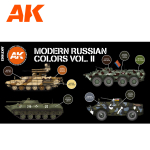 Набор акриловых красок GEN3 AK Interactive - MODERN RUSSIAN COLOURS VOL. 2