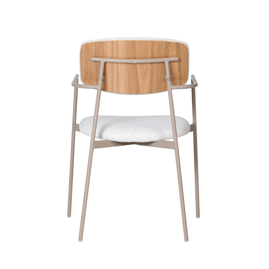 Стул Doe светло-бежевый бежевые ножки