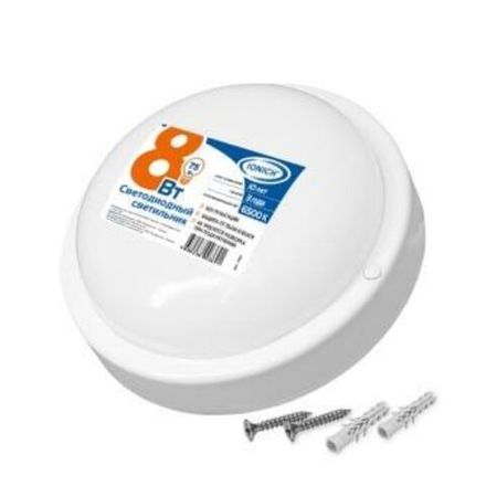 Светильник ЖКХ светодиодный круглый 8Вт IONICH СПП 6500К IP65