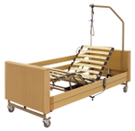 Кровать электрическая Med-Mos YG-1 (ЛДСП светлое дерево) с деревянными ламелями