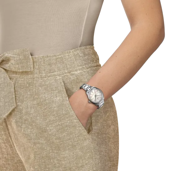 Tissot T150.210.11.116.00 женские швейцарские часы с бриллиантами