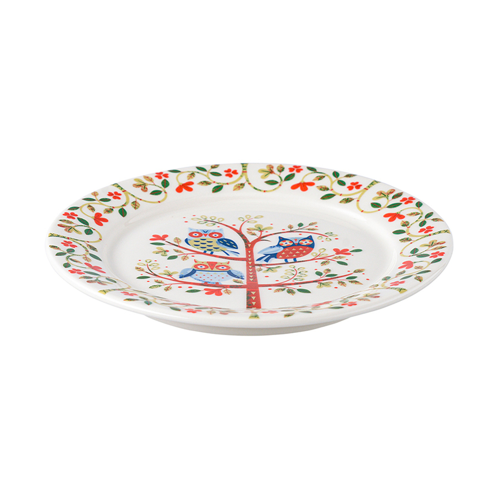 Тарелка owl из коллекции birds of paradise, D18 см