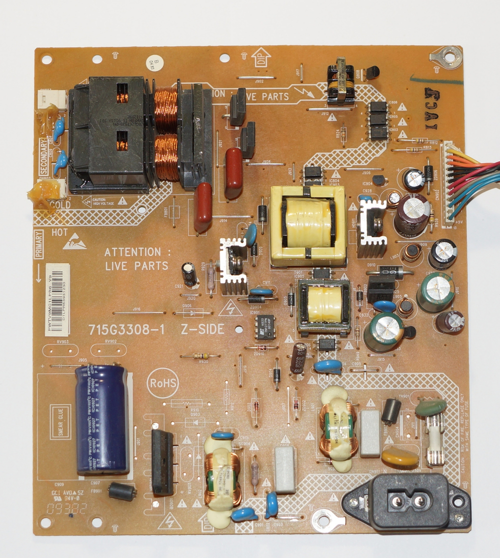 Блок питания 715G3308-1 z-side телевизора PHILIPS