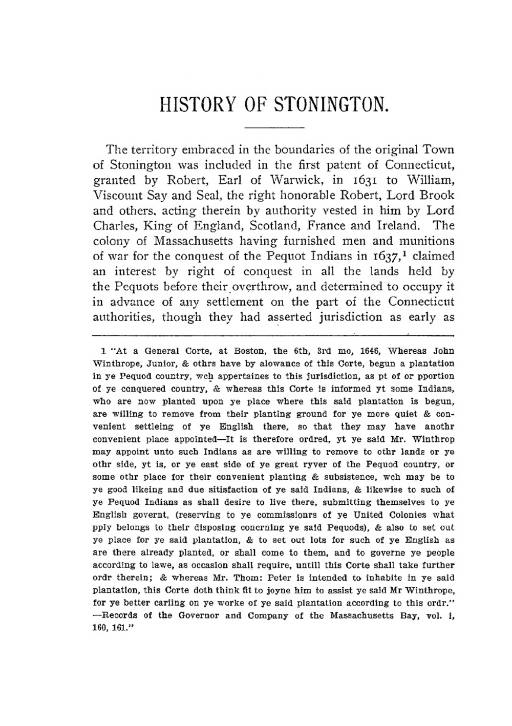History of the town of Stonington, county of New London, Connecticut, from its first settlement in 1649 to 1900 | R.A. Wheeler