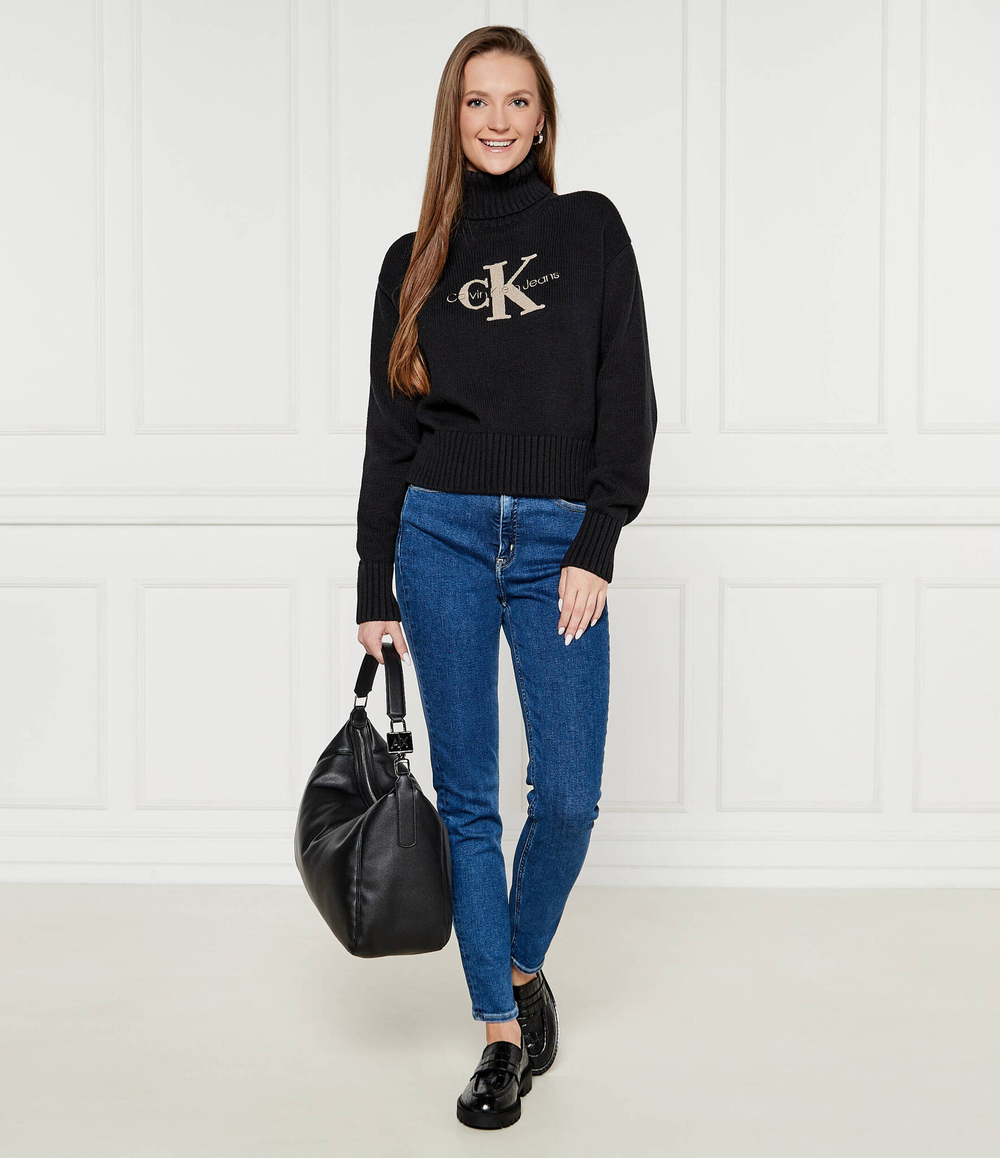 Гольф CHENILLE Calvin Klein Jeans - черный(J20J224229)