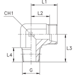 Штуцер FC90 DL15 BSPT 3/8 (корпус)