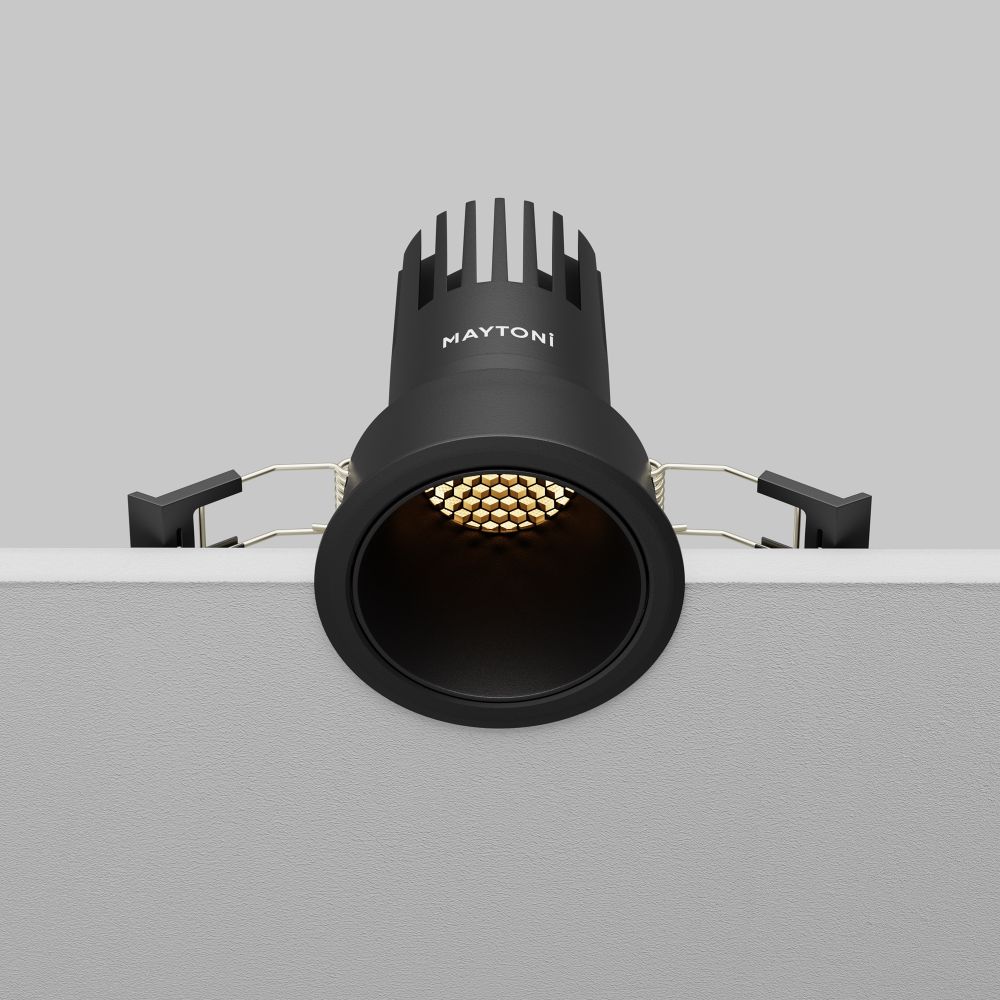 Светильник встраиваемый светодиодный Maytoni Dip DL116-10W-2.7K-B