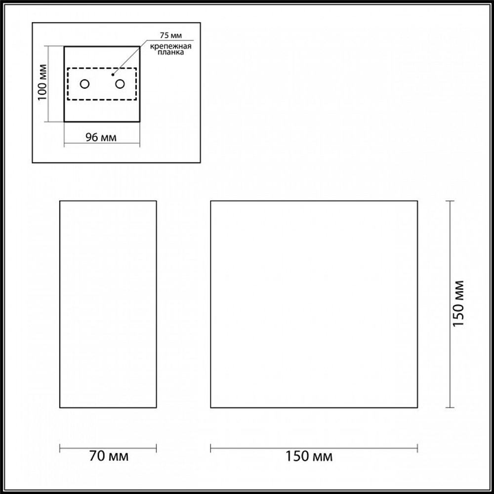 Накладной светильник Odeon Light Gips 3883/1W