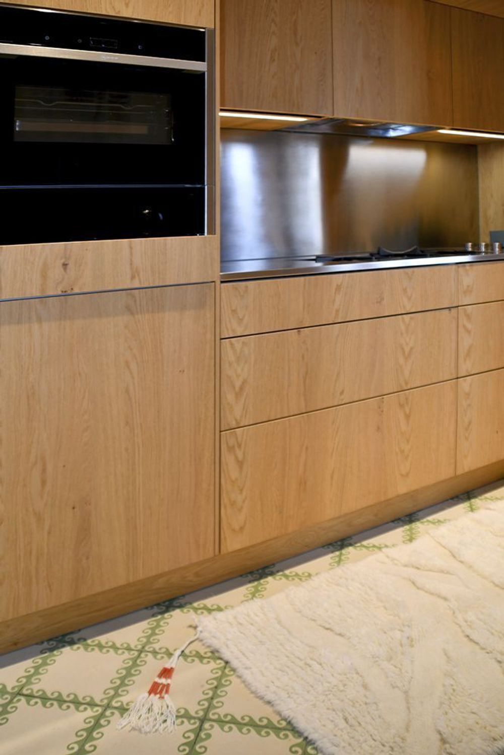 Шерстяной стираемый ковер Lorena Canals Enkang Ivory P (70 x 200 см)