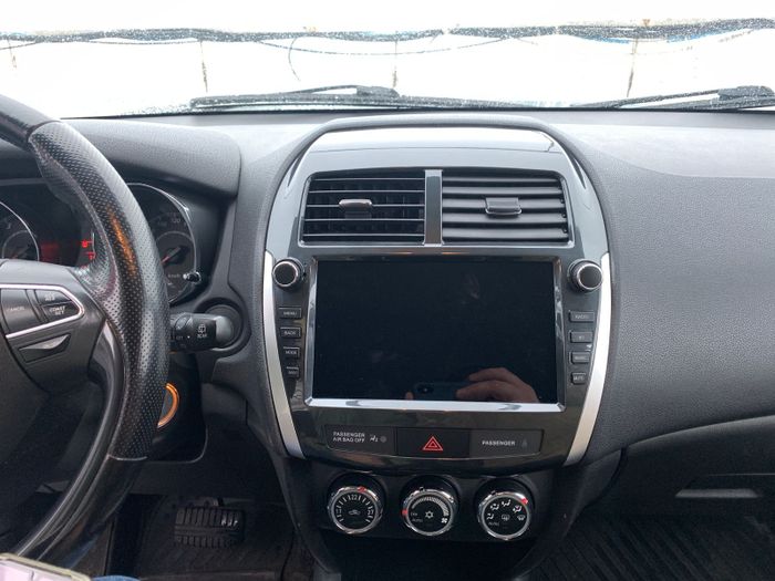 Магнитола для Mitsubishi ASX 2010-2016, Peugeot 4008, Citroen C4 Aircross (рамка с крутилками и кнопками) - Teyes CC3-2K на Android 10, Быстрая, 2K QLED, CarPlay, 4G SIM-слот