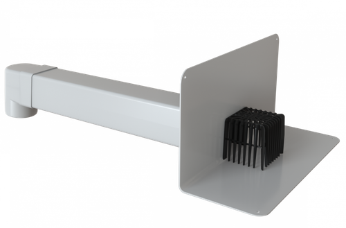 Парапетная воронка ПВХ-мембран Fachmann VC-PVC 100x100x650