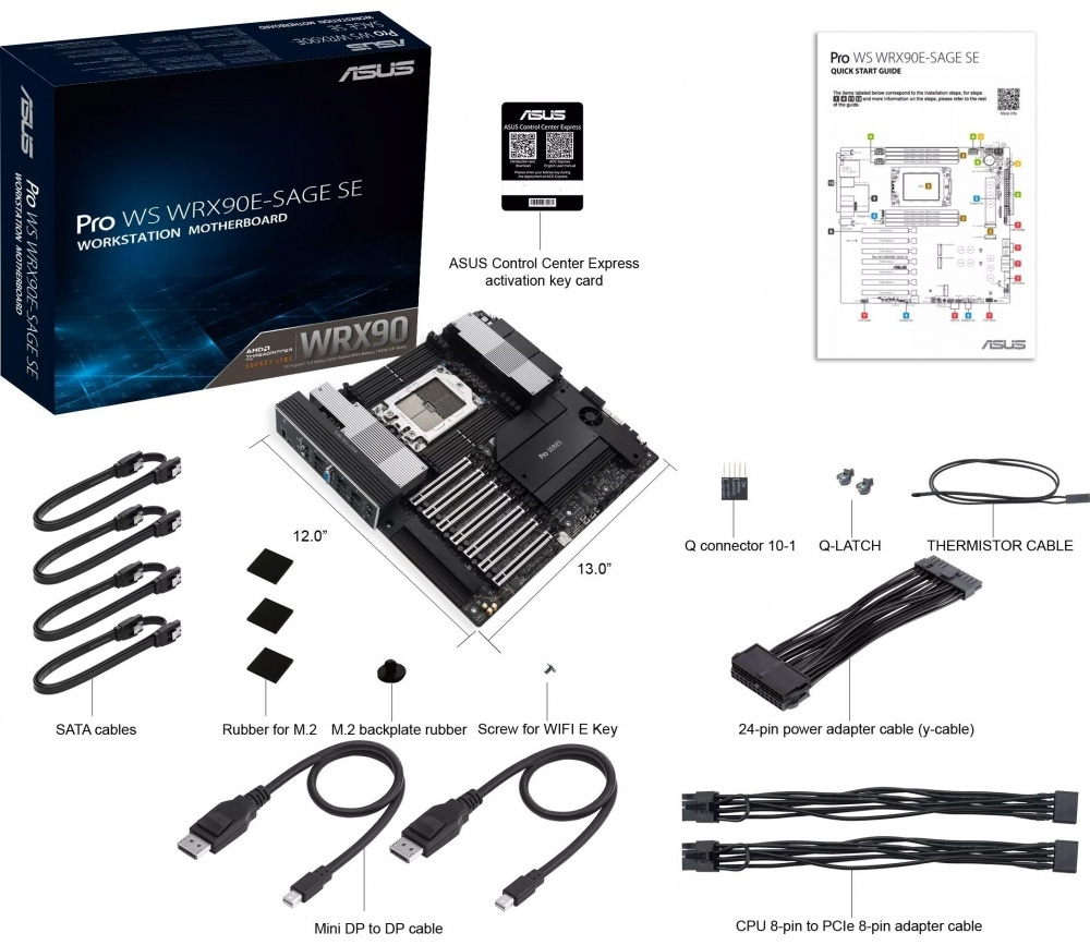 Материнская плата ASUS Pro WS WRX90E-SAGE SE