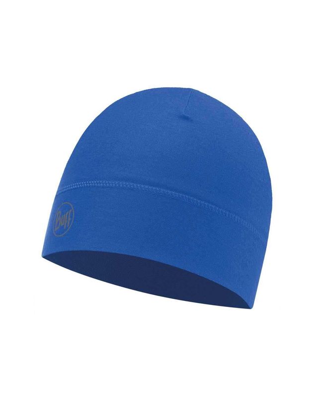 Тонкая спортивная шапочка Buff Hat 1 layer polyester Solid Cape Blue Фото 1