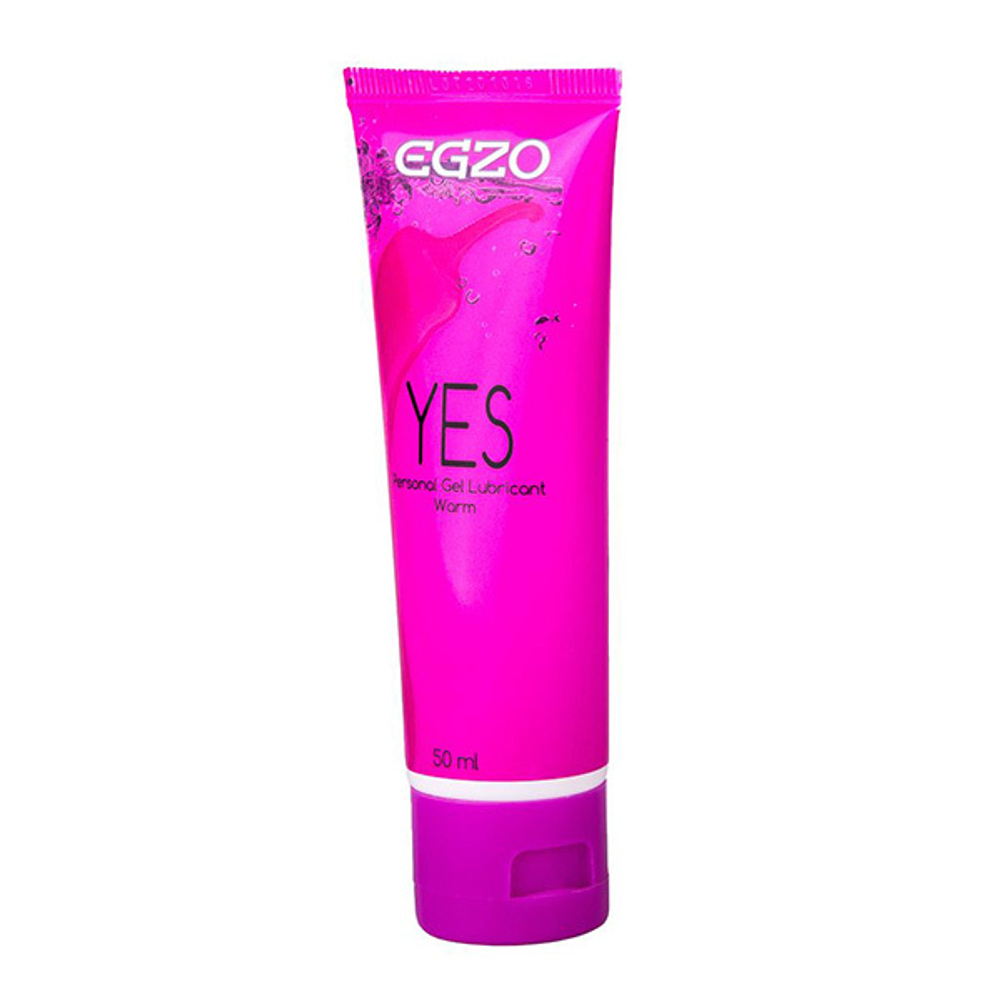 Согревающий лубрикант на водной основе Egzo Yes 50мл