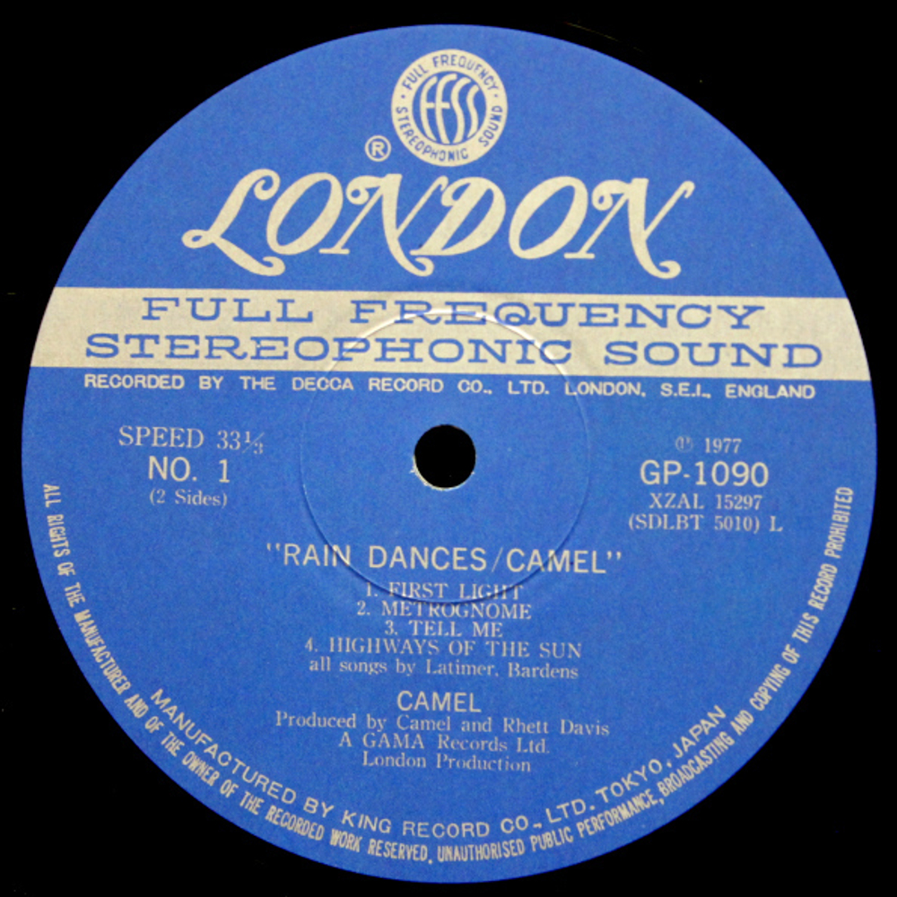 Camel / Rain Dances (LP)